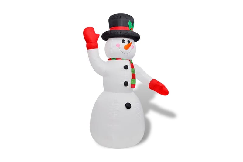 Oppblåsbar snømann 240 cm - Hvit - Innredning - Dekorasjon & innredningsdetaljer - Julepynt & juledekorasjon