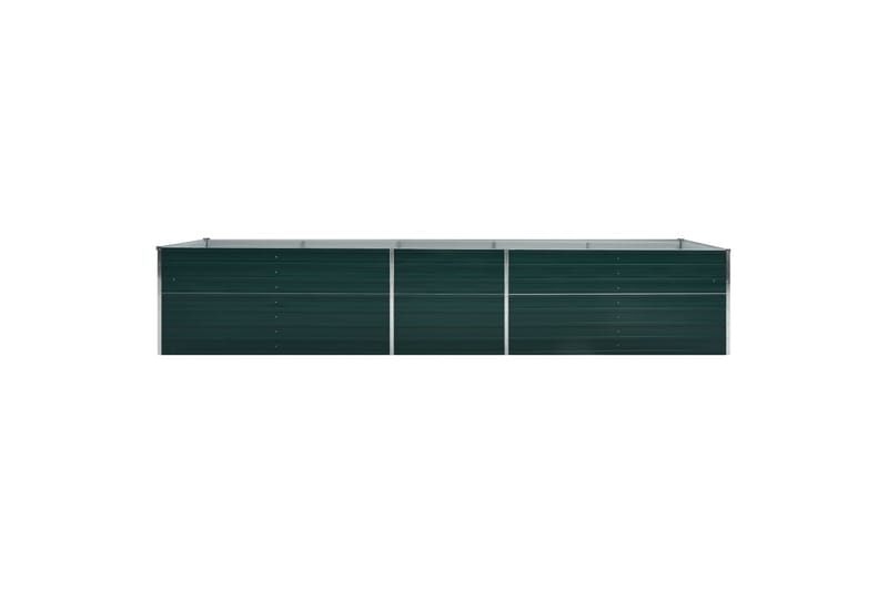 Høybed galvanisert stål 400x80x77 cm grønn - Innredning - Dekorasjon & innredningsdetaljer - Krukker - Hagekrukker