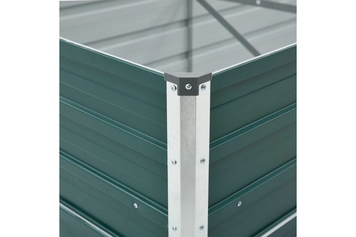 Høybed galvanisert stål 480x80x45 cm grønn - Interiør - Dekorasjon & innredningsdetaljer - Krukker - Hagekrukker