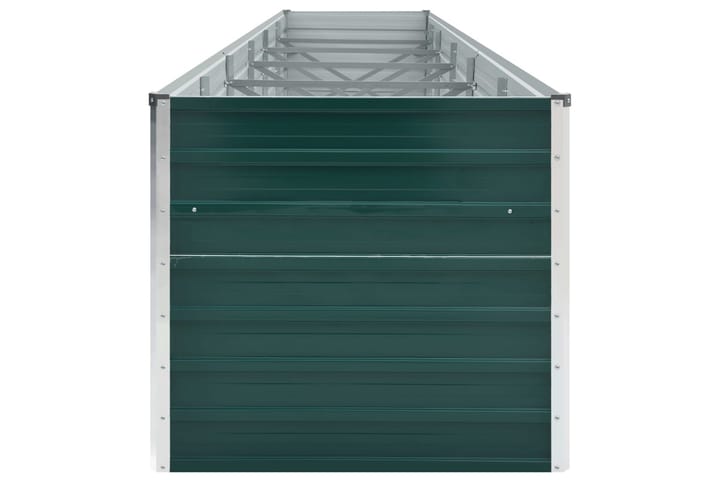 Høybed galvanisert stål 480x80x77 cm grønn - Hagemøbler & utemiljø - Balkong & terrasse - Balkongdyrking - Blomsterkasser