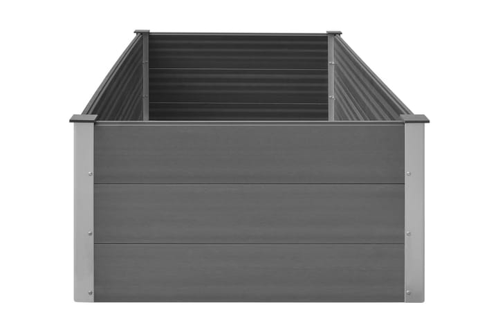 Høybed grå 200x100x54 cm WPC - Grå - Interiør - Dekorasjon & innredningsdetaljer - Krukker - Hagekrukker