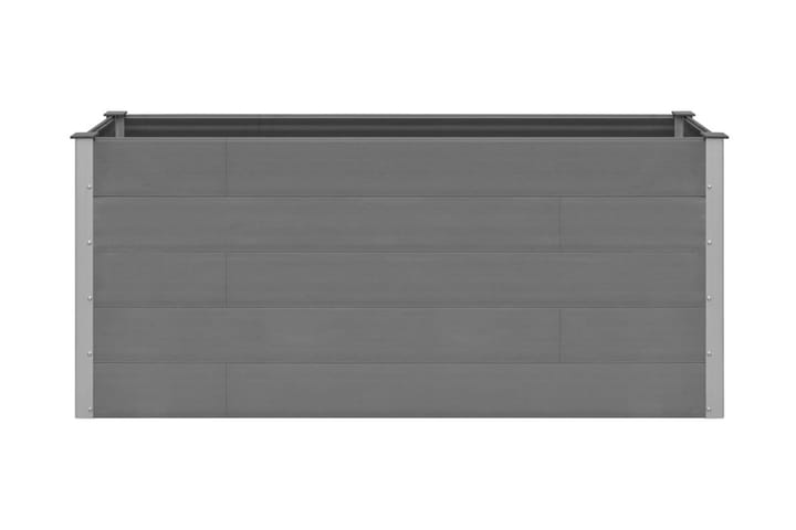 Høybed grå 200x50x91 cm WPC - Grå - Innredning - Dekorasjon & innredningsdetaljer - Krukker - Hagekrukker