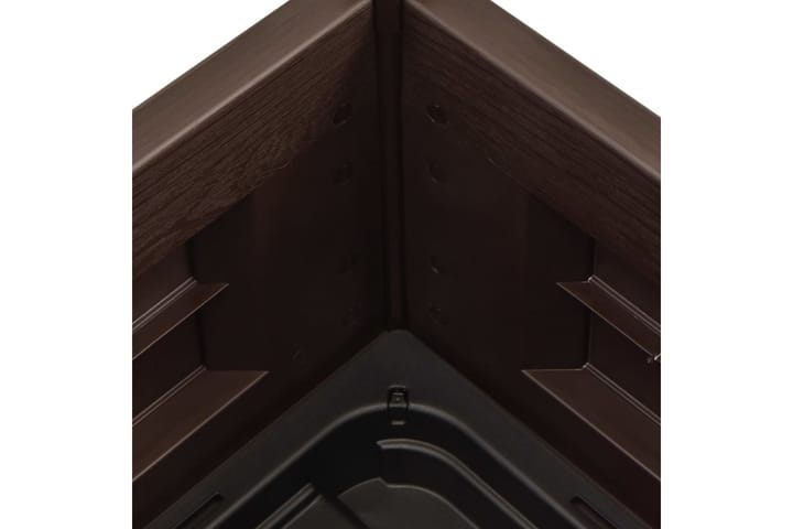 Høybed PP antrasitt 43x43x35 cm - Antrasittgrå - Innredning - Dekorasjon & innredningsdetaljer - Krukker - Hagekrukker