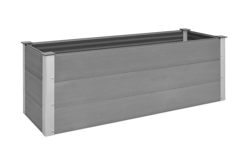 Høybed WPC 150x50x54 cm grå - Grå - Innredning - Dekorasjon & innredningsdetaljer - Krukker - Hagekrukker