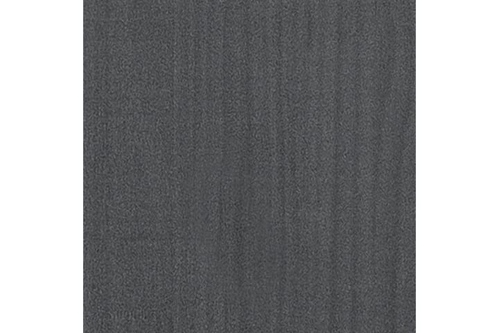 Plantekasse 2 stk grå 100x31x31 cm heltre furu - Grå - Innredning - Dekorasjon & innredningsdetaljer - Krukker - Hagekrukker