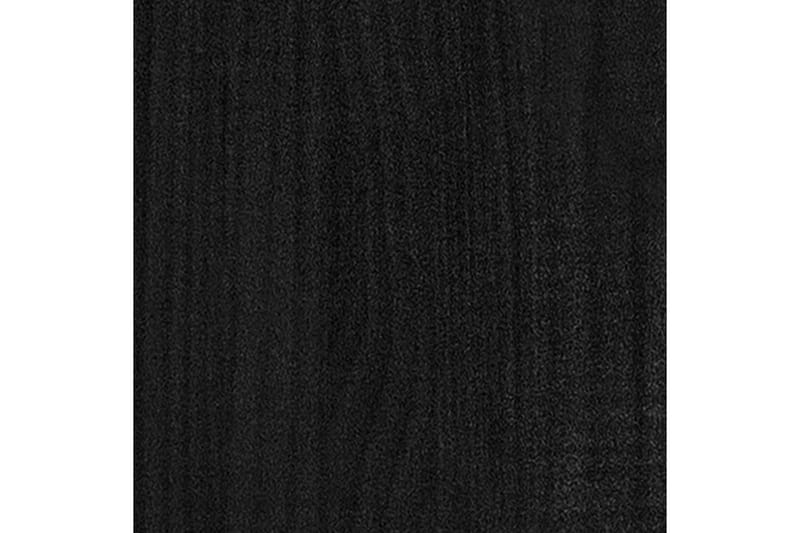 Plantekasser 2 stk svart 60x31x31 cm heltre furu - Svart - Interiør - Dekorasjon & innredningsdetaljer - Krukker - Hagekrukker