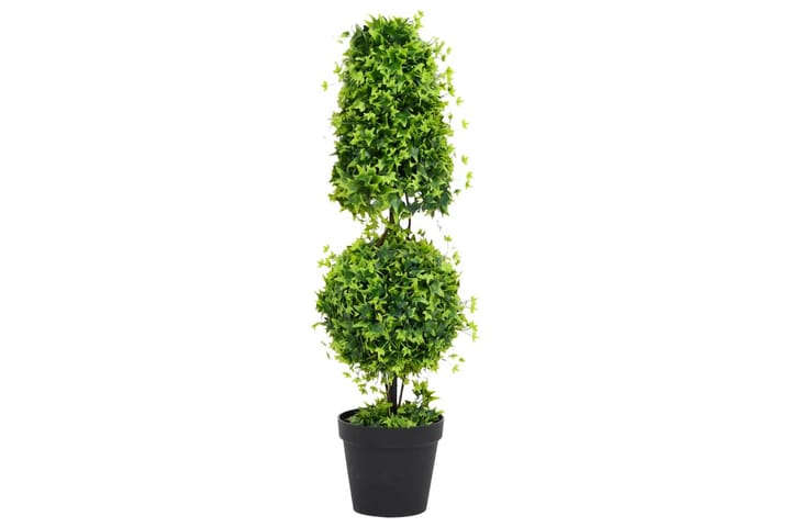 Kunstig buksbomplante med potte 100 cm grønn - grønn - Interiør - Dekorasjon & innredningsdetaljer - Kunstige planter