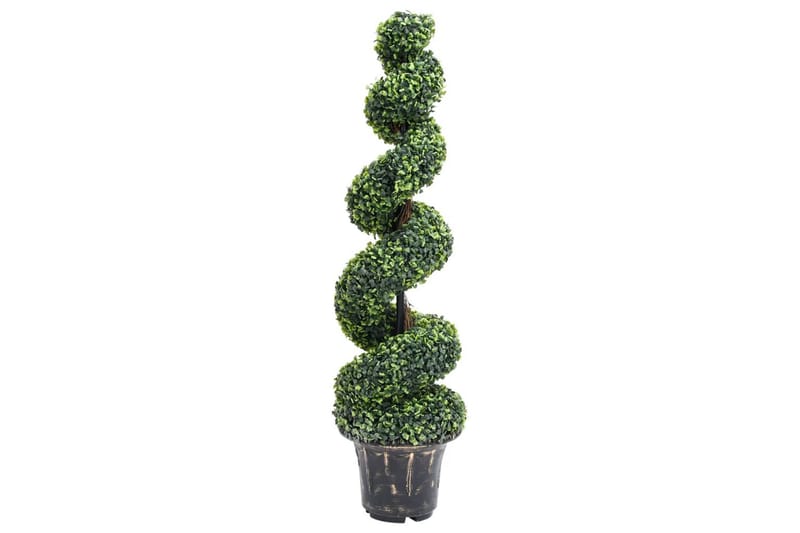 Kunstig buksbomplante med potte 117 cm grønn - grønn - Innredning - Dekorasjon & innredningsdetaljer - Kunstige planter