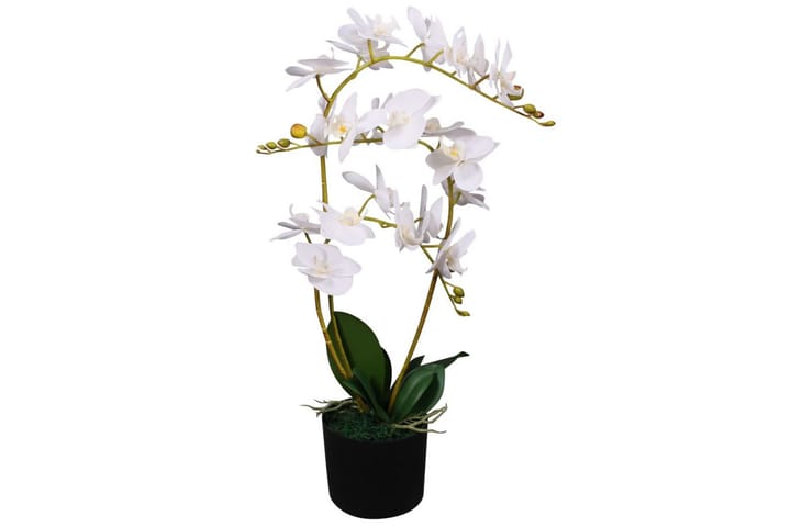 Kunstig orkidÃ¨ med potte 65 cm hvit - Hvit - Innredning - Dekorasjon & innredningsdetaljer - Kunstige planter