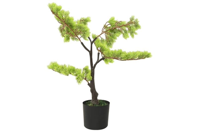 Kunstig sypress bonsai med potte 60 cm grønn - grønn - Interiør - Dekorasjon & innredningsdetaljer - Kunstige planter