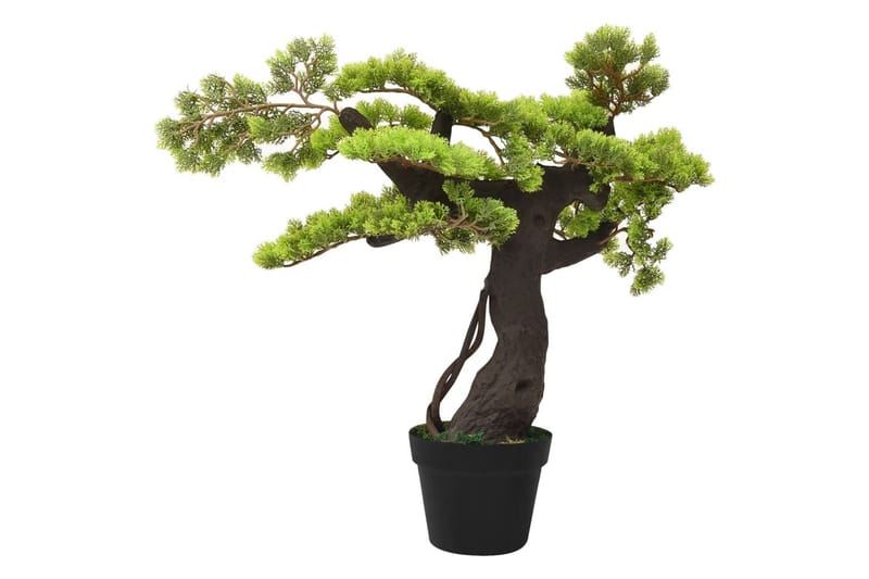 Kunstig sypress bonsai med potte 75 cm grønn - grønn - Innredning - Dekorasjon & innredningsdetaljer - Kunstige planter