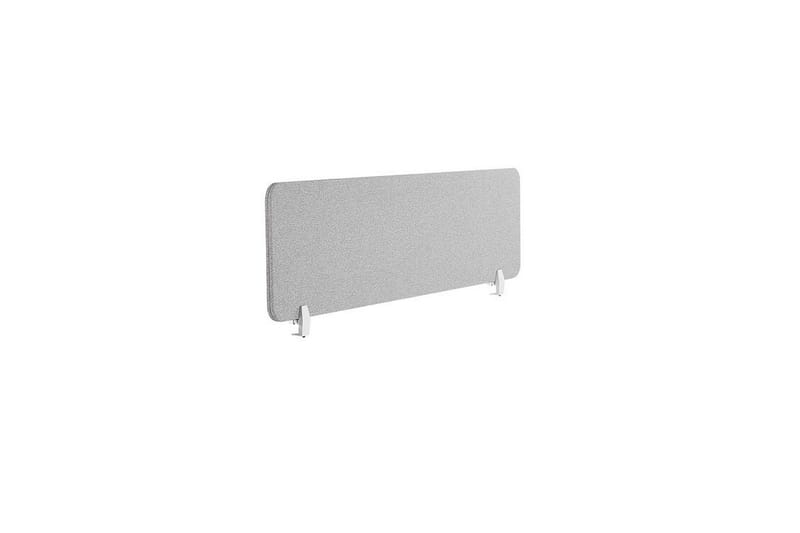 Avskjerming til skrivebord 160x40 cm grå WALLY - Grå - Innredning - Dekorasjon & innredningsdetaljer - Romdelere - Avskjerming skrivebord