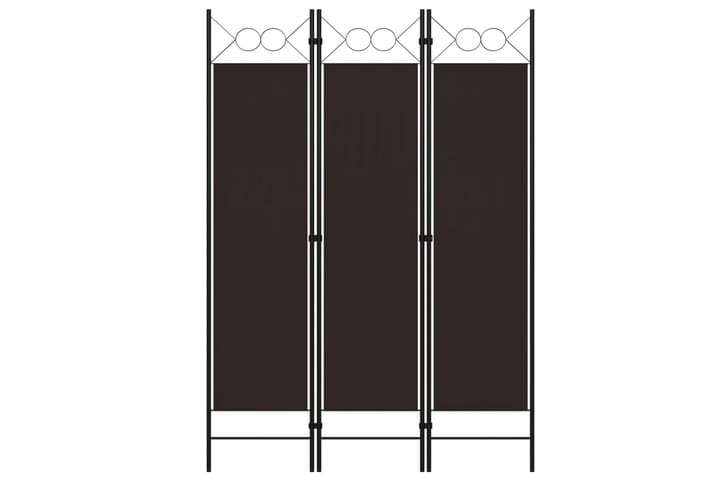 Romdeler 3 paneler brun 120x180 cm - Innredning - Dekorasjon & innredningsdetaljer - Romdelere - Skjermvegg