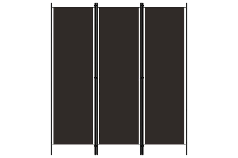 Romdeler 3 paneler brun 150x180 cm - Interiør - Dekorasjon & innredningsdetaljer - Romdelere - Skjermvegg