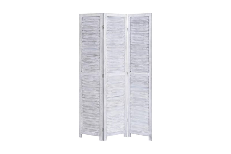 Romdeler 3 paneler grå 105x165 cm tre - Grå - Interiør - Dekorasjon & innredningsdetaljer - Romdelere