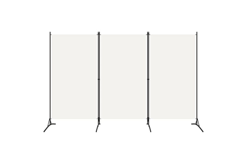 Romdeler 3 paneler hvit 260x180 cm - Interiør - Dekorasjon & innredningsdetaljer - Romdelere - Skjermvegg