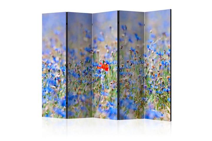 Romdeler A Sky-Colored Meadow - Cornflowers II - Artgeist sp. z o. o. - Interiør - Dekorasjon & innredningsdetaljer - Romdelere