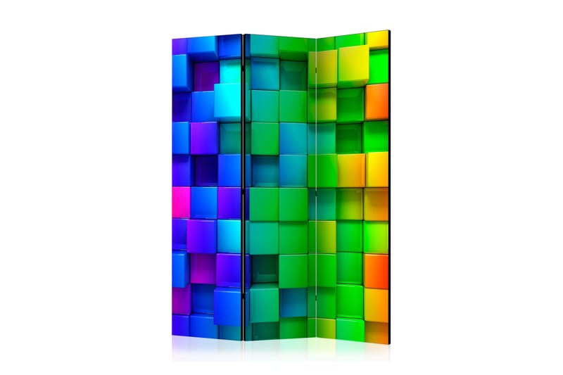 Romdeler Colourful Cubes 135x172 - Finnes i flere størrelser - Innredning - Dekorasjon & innredningsdetaljer - Romdelere