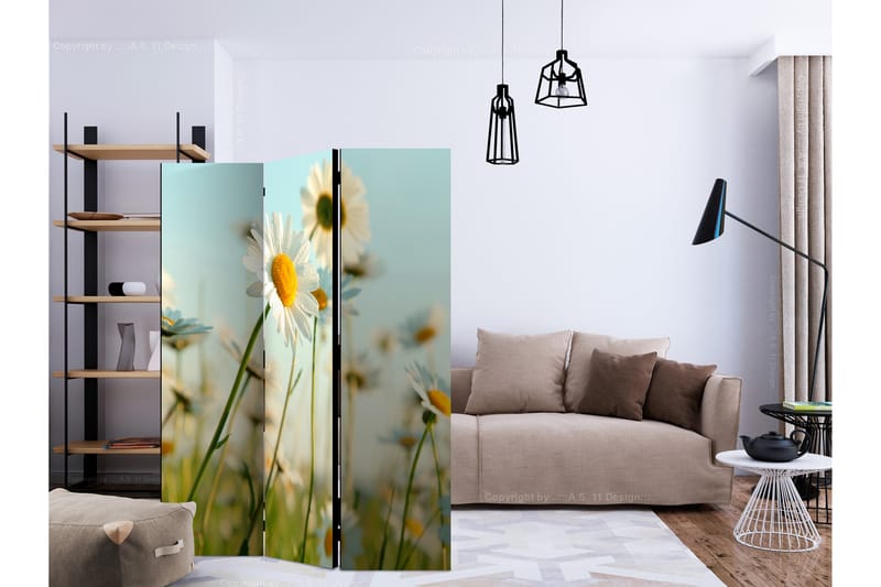 Romdeler Daisies - Spring Meadow - 113x517 cm - Innredning - Dekorasjon & innredningsdetaljer - Romdelere