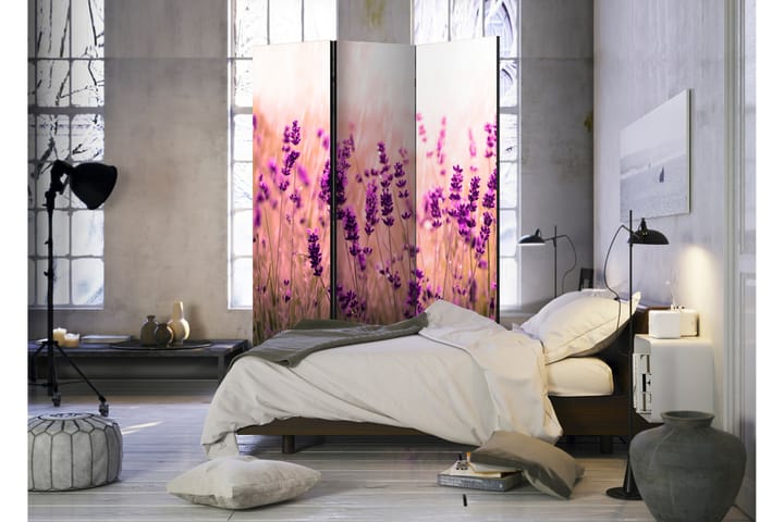 Romdeler Lavender In The Rain 135x172 - Artgeist sp. z o. o. - Interiør - Dekorasjon & innredningsdetaljer - Romdelere