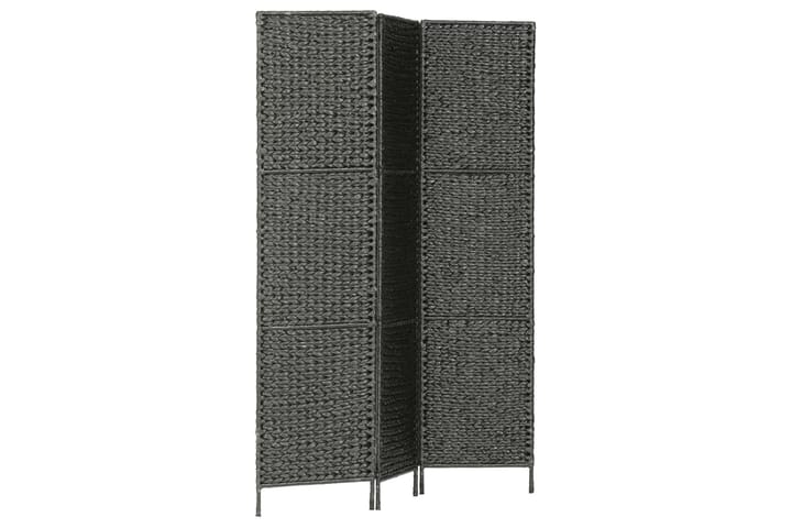 Romdeler med 3 paneler 116x160 cm vannhyasint svart - Svart - Innredning - Dekorasjon & innredningsdetaljer - Romdelere
