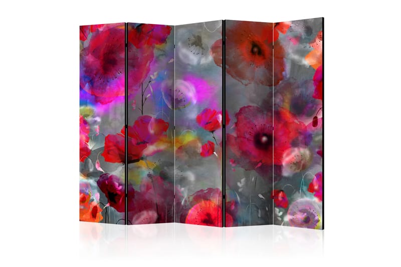 Romdeler Painted Poppies 225x172 - Artgeist sp. z o. o. - Innredning - Dekorasjon & innredningsdetaljer - Romdelere