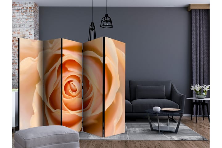 Romdeler - Peach Colored Rose II 225x172 - Artgeist sp. z o. o. - Interiør - Dekorasjon & innredningsdetaljer - Romdelere