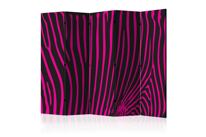 Romdeler Zebra Pattern Violet II - Artgeist sp. z o. o. - Interiør - Dekorasjon & innredningsdetaljer - Romdelere - Bretteskjerm