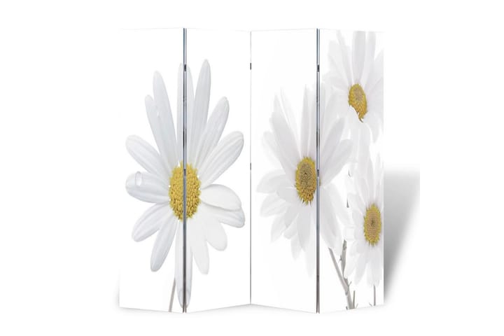 Sammenleggbar romdeler 160x170 cm blomst - Innredning - Dekorasjon & innredningsdetaljer - Romdelere