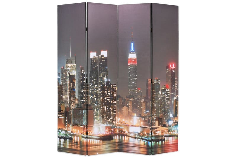 Sammenleggbar romdeler 160x170 cm New York natt - Interiør - Dekorasjon & innredningsdetaljer - Romdelere - Bretteskjerm