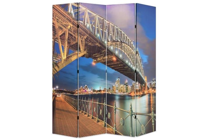 Sammenleggbar romdeler 160x170 cm Sydney Harbour Bridge - Interiør - Dekorasjon & innredningsdetaljer - Romdelere - Bretteskjerm