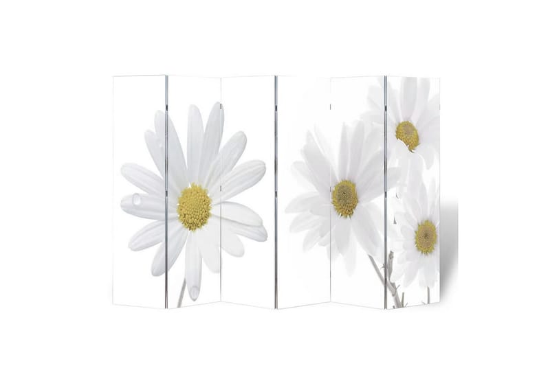 Sammenleggbar romdeler 240x170 cm blomst - Innredning - Dekorasjon & innredningsdetaljer - Romdelere