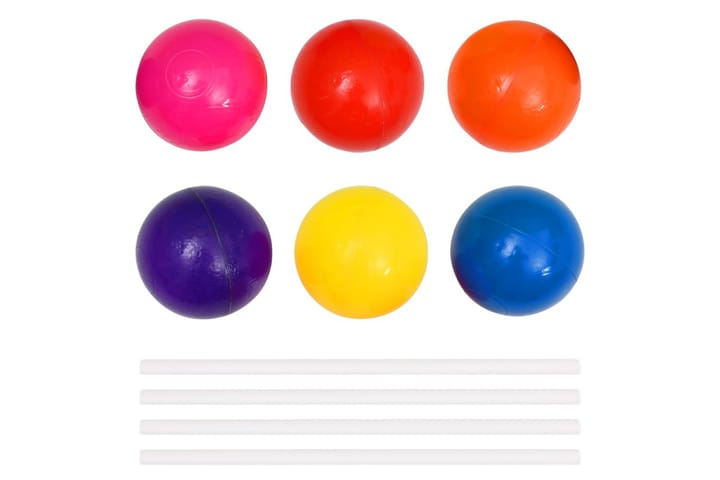 Ballbasseng med 50 baller for barn 75x75x32 cm - Innredning - Innredning til barnerom - Dekorasjon til barnerom - Ballhav