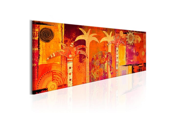 Bilde African Collage 150x50 - Artgeist sp. z o. o. - Interiør - Maleri & posters - Lerretsbilder