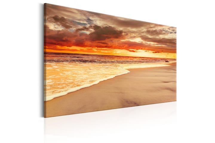 Bilde Beach Beatiful Sunset Ii 90x60 - Artgeist sp. z o. o. - Innredning - Plakater & posters - Lerretsbilder
