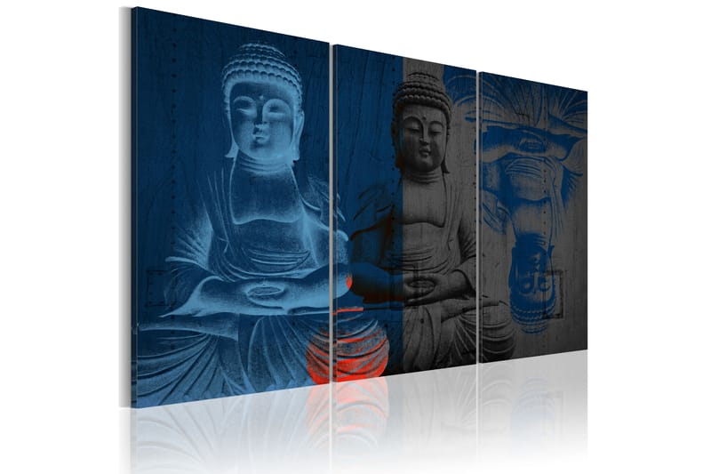 Bilde Buddha Sculpture 60x40 - Artgeist sp. z o. o. - Innredning - Plakater & posters - Lerretsbilder
