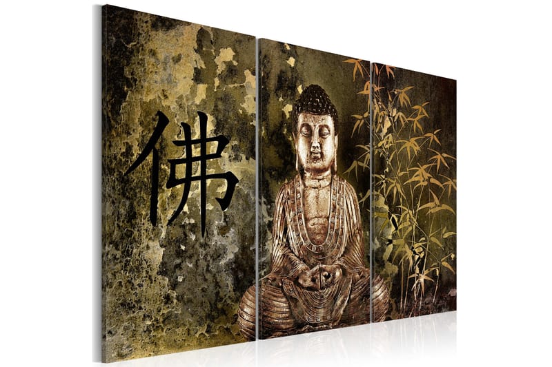 Bilde Buddha Statue 120x80 - Artgeist sp. z o. o. - Interiør - Maleri & posters - Lerretsbilder