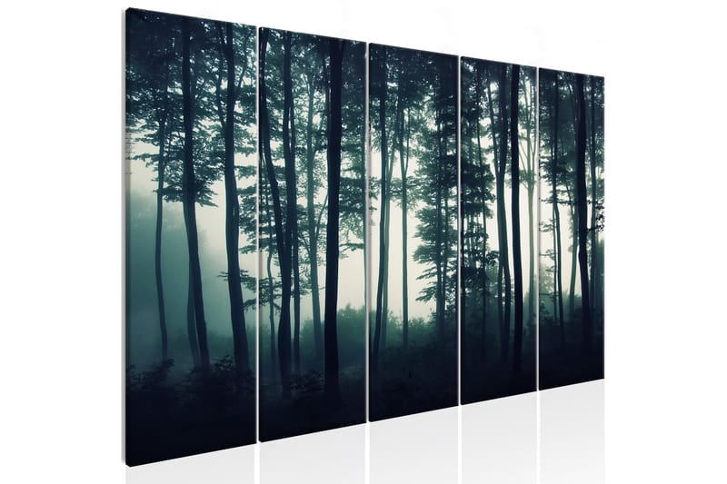 Bilde Dark Forest 5 Parts Narrow 200x80 - Artgeist sp. z o. o. - Interiør - Plakater & posters - Lerretsbilder