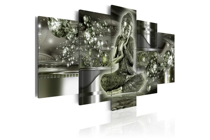 Bilde Emerald Budda 200x100 - Artgeist sp. z o. o. - Innredning - Plakater & posters - Lerretsbilder