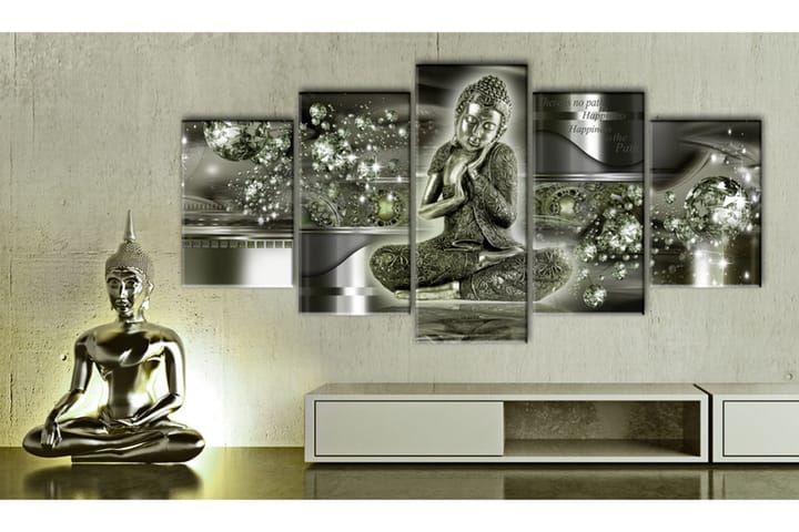 Bilde Emerald Budda 200x100 - Artgeist sp. z o. o. - Innredning - Plakater & posters - Lerretsbilder