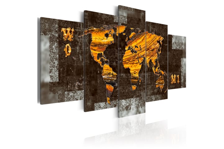 Bilde Hidden Treasure World Map 100x50 - Artgeist sp. z o. o. - Interiør - Plakater & posters - Lerretsbilder