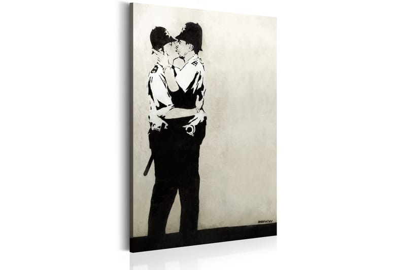 Bilde Kissing Coppers By Banksy 40x60 - Artgeist sp. z o. o. - Innredning - Plakater & posters - Lerretsbilder
