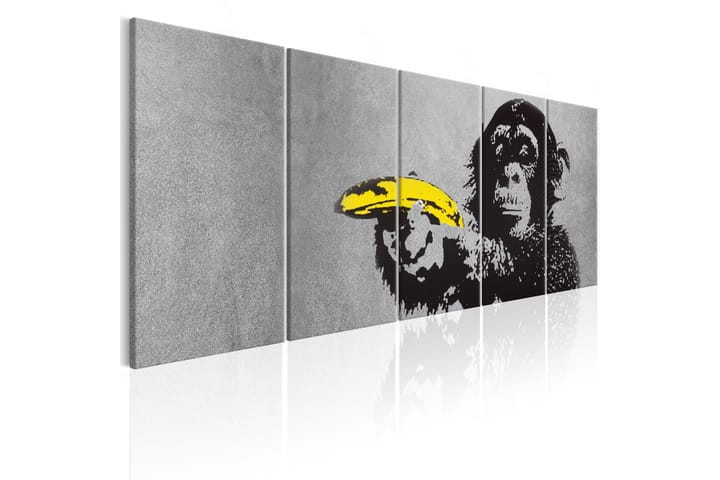 Bilde Monkey And Banana 200x80 - Artgeist sp. z o. o. - Interiør - Plakater & posters - Lerretsbilder