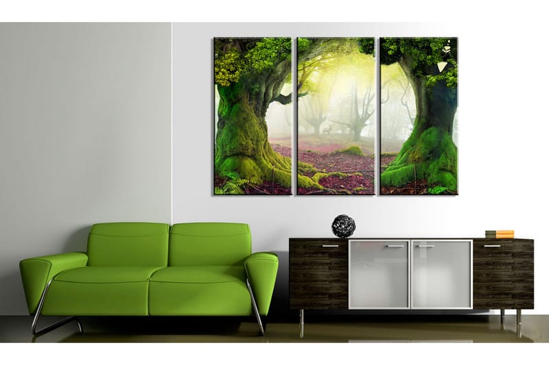 Bilde Mysterious Forest Triptych 60x40 - Artgeist sp. z o. o. - Interiør - Plakater & posters - Lerretsbilder