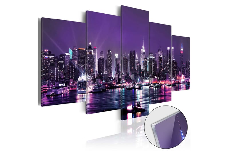 Bilde På Akryl Purple Sky 200x100 - Artgeist sp. z o. o. - Innredning - Plakater & posters - Lerretsbilder