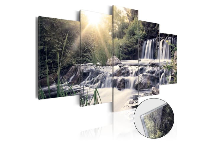 Bilde På Akryl Waterfall Of Dreams 100x50 - Artgeist sp. z o. o. - Innredning - Plakater & posters - Lerretsbilder