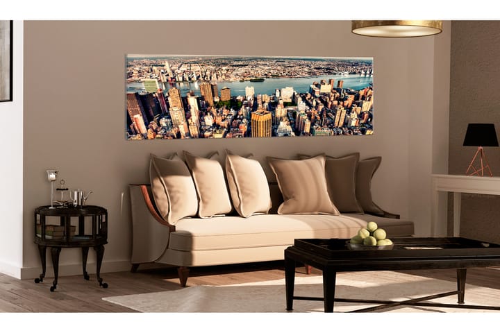 Bilde Panorama Of New York 150x50 - Artgeist sp. z o. o. - Innredning - Plakater & posters - Lerretsbilder