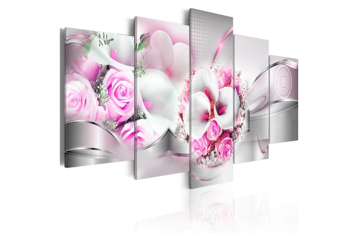Bilde Pink Marriage 100x50 - Artgeist sp. z o. o. - Interiør - Plakater & posters - Lerretsbilder
