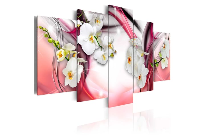 Bilde Pink Melody 200x100 - Artgeist sp. z o. o. - Innredning - Plakater & posters - Lerretsbilder