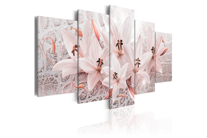 Bilde Pink Poem 200x100 - Artgeist sp. z o. o. - Innredning - Plakater & posters - Lerretsbilder